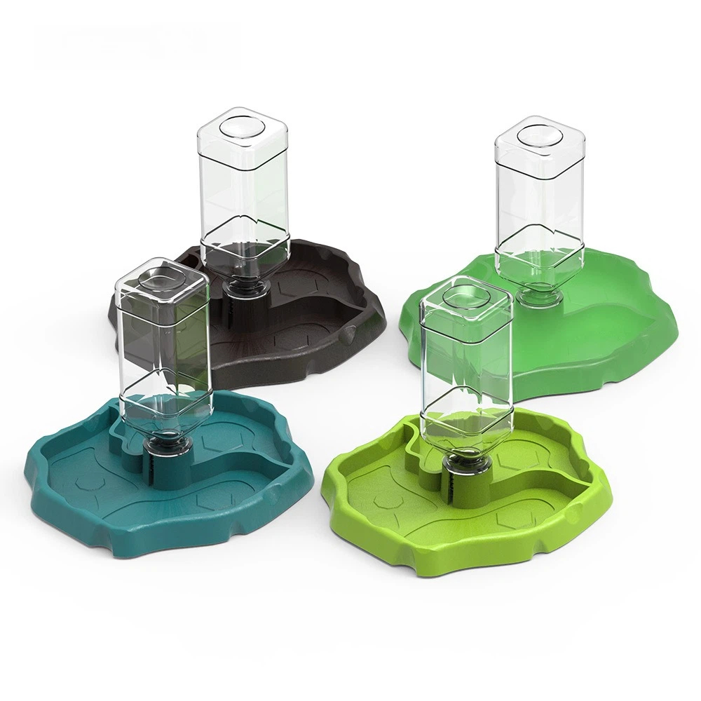 Water Dish Reptile - Nuevo Comedero Extraíble para Reptiles, Fácil