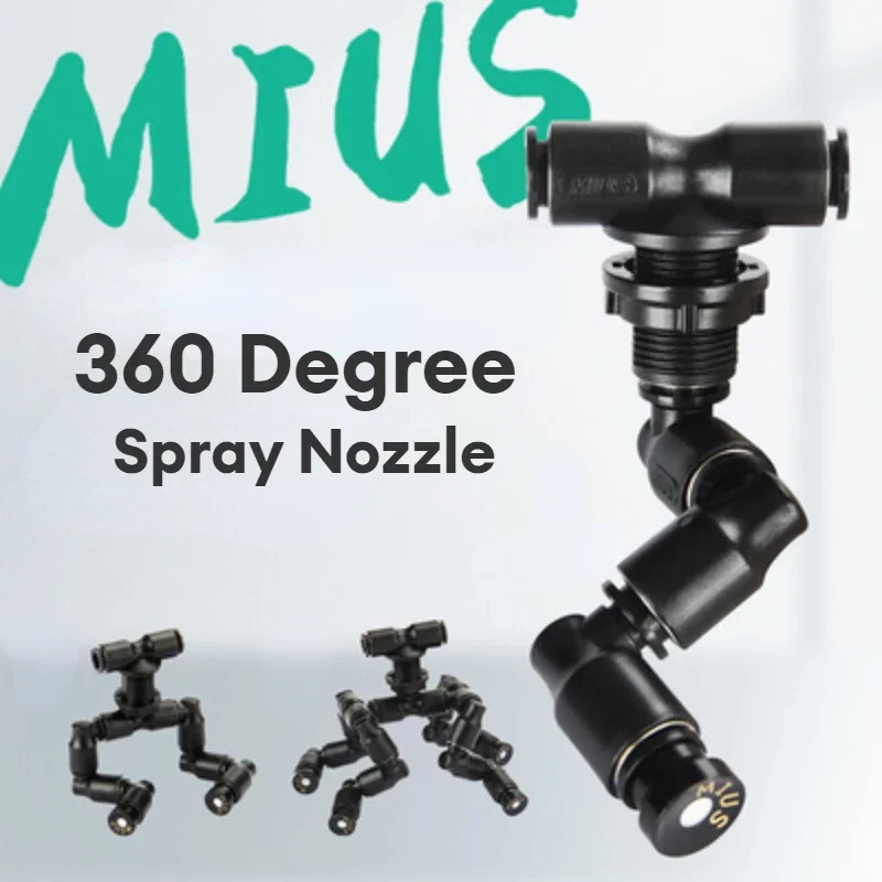 Misting Nozzle Reptile - Reptiles nebulizador giratorio de 360 grados