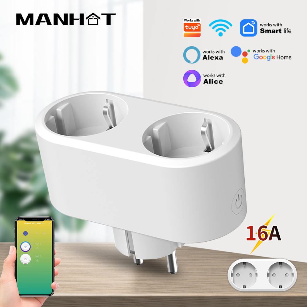 Timer Dual Outlet - Enchufe Inteligente WiFi de Doble Salida