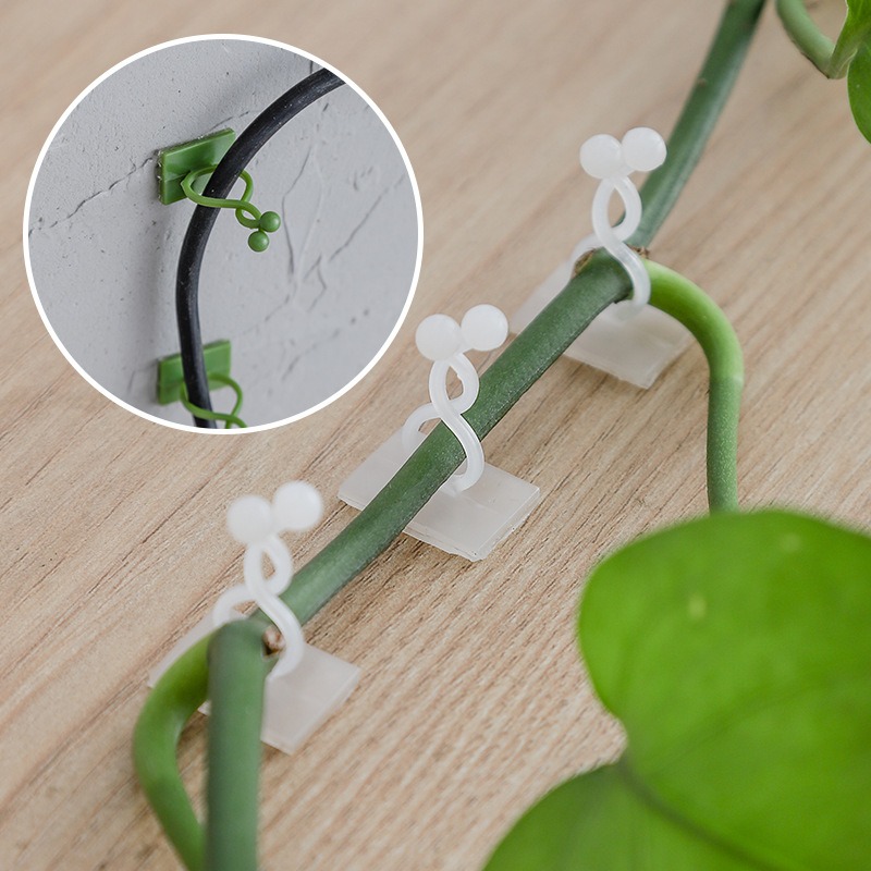 Vine Climbing Plastic - 10 Ganchos Universales para Fijación de
