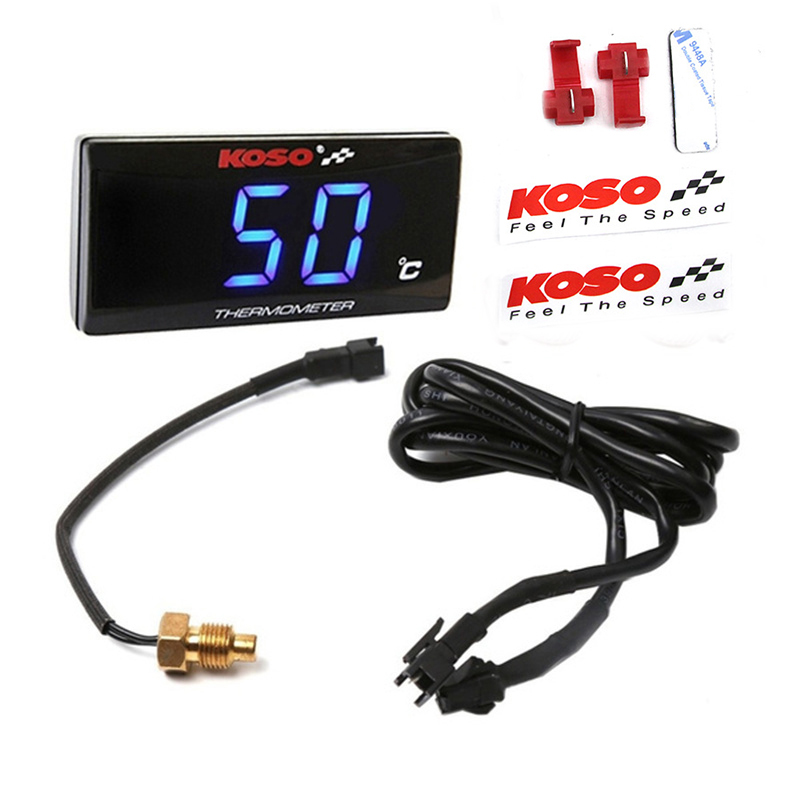 Digital Hygrometer Probe - Medidor de temperatura redondo para motocicleta,