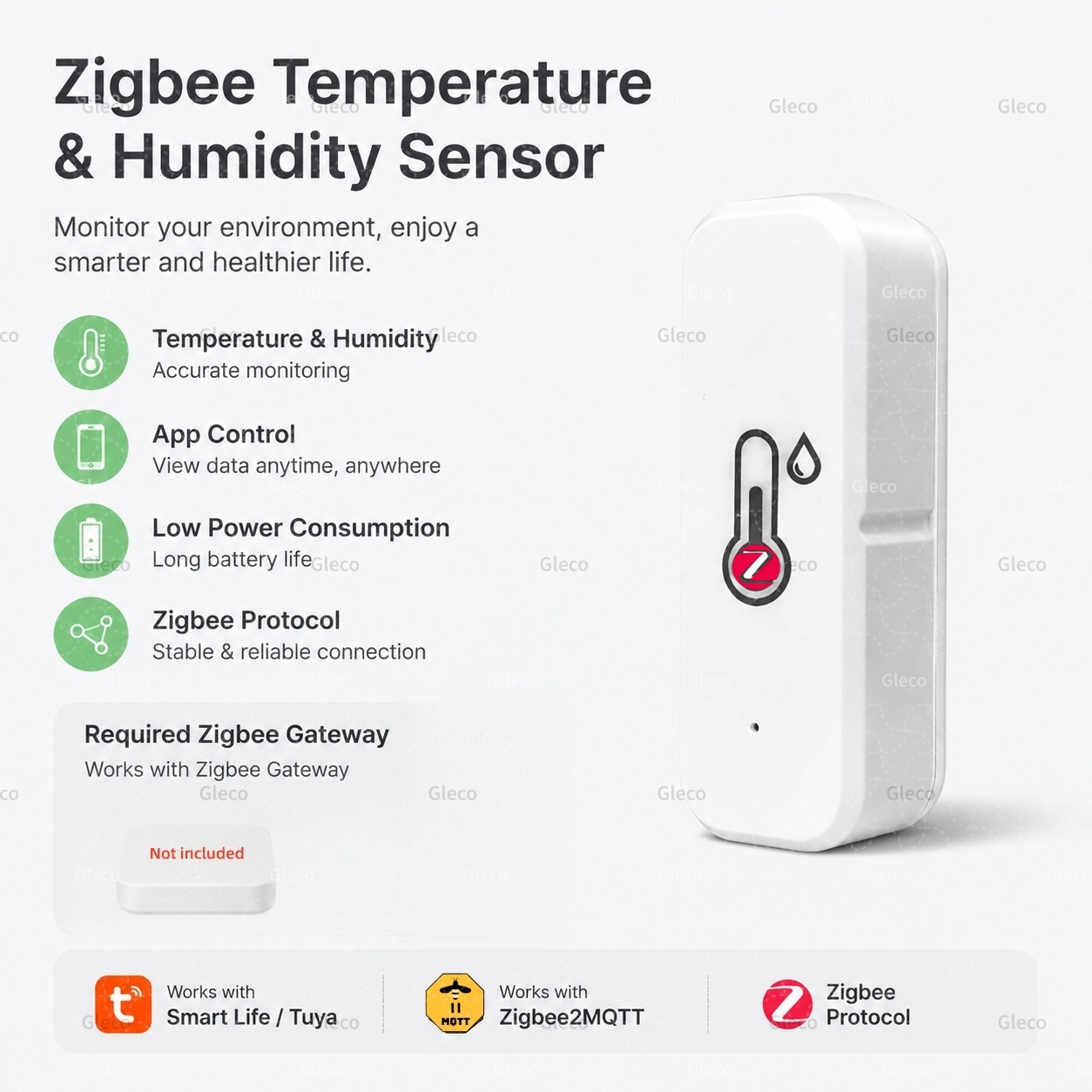 Digital Hygrometer Probe - Sensor de temperatura y humedad Tuya