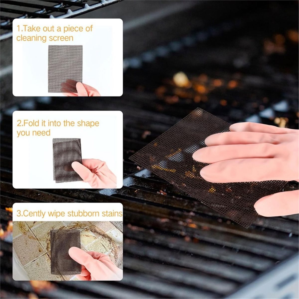 Screen Top Mesh - Paquete de 100 pantallas de limpieza