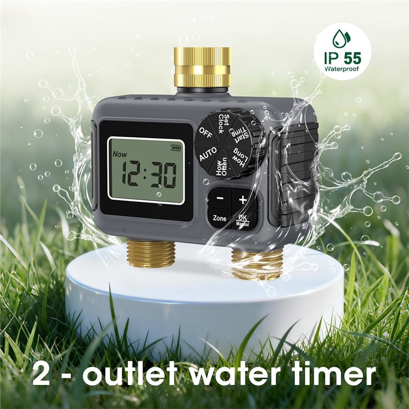 AY14 - Temporizador de Riego A - Timer Dual Outlet reseña y precio