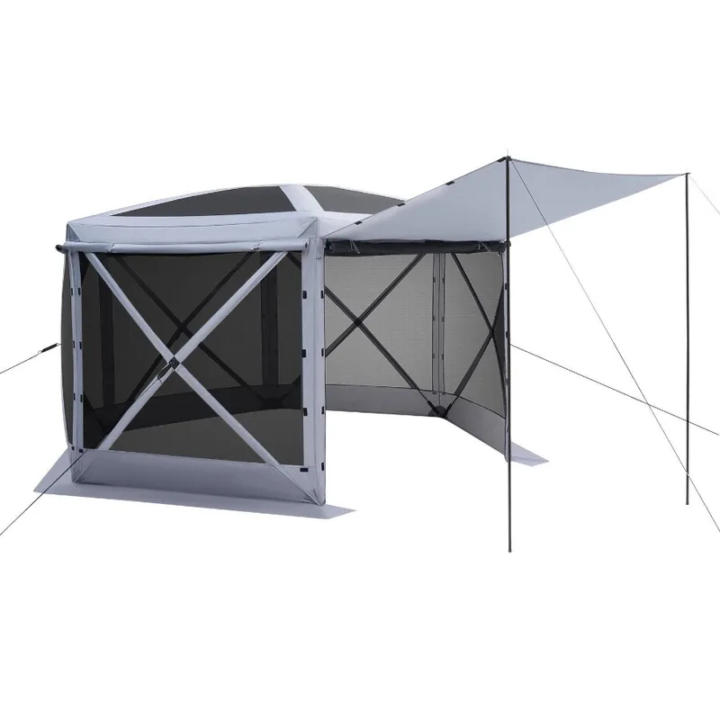 Carpa Gazebo de 12x12 pies con - Screen Top Mesh reseña y precio