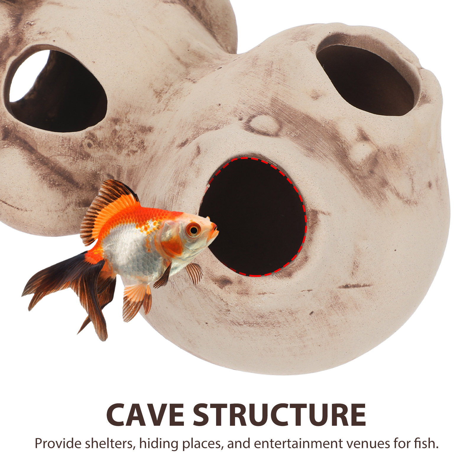 Refugio para Camarones de Acua - Hide Cave Ceramic reseña y precio