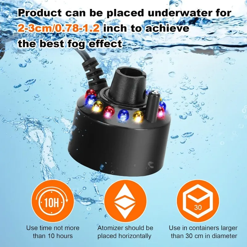 Atomizador ultrasónico, genera - Terrarium Fogger Ultrasonic reseña y precio