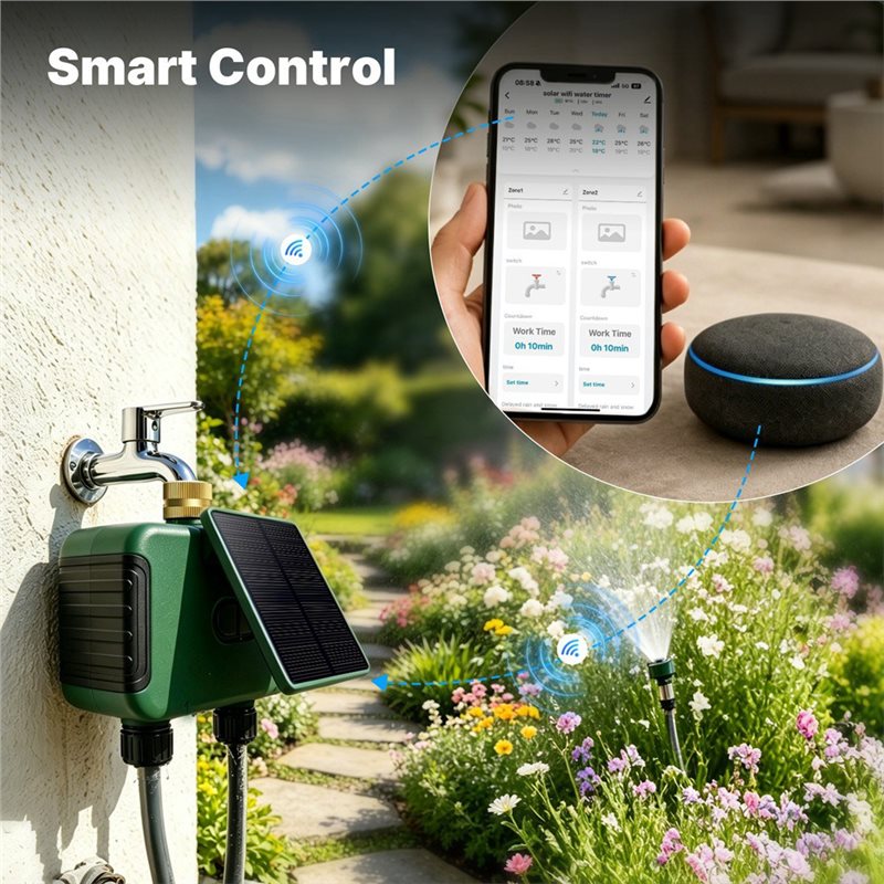 ABMR-Tuya Temporizador de Rieg - Timer Dual Outlet reseña y precio