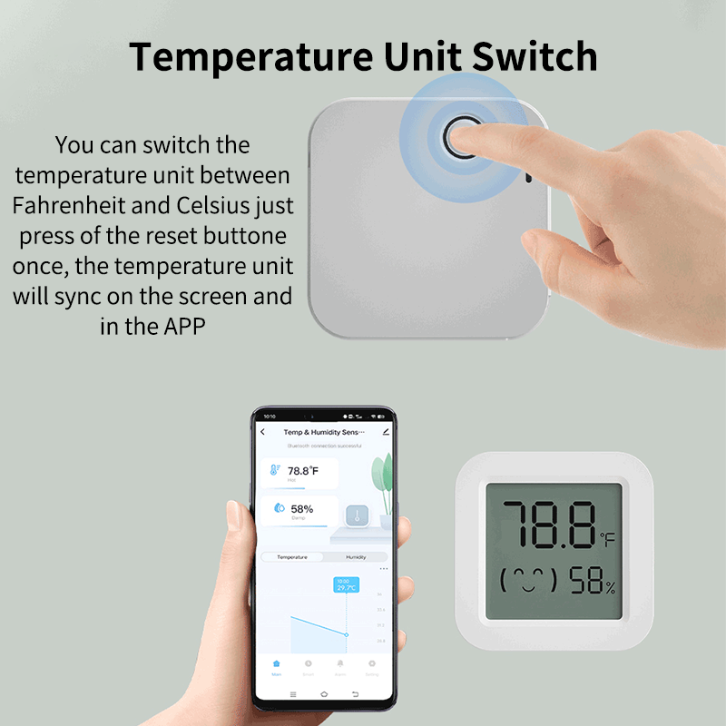 Tuya Zigbee-Sensor de temperat - Digital Hygrometer Probe reseña y precio