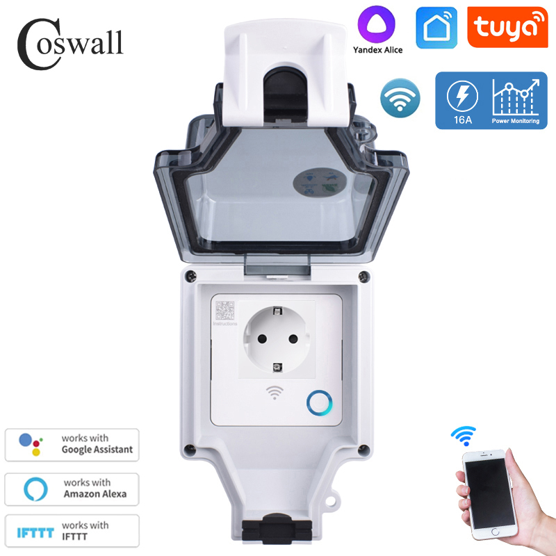 Coswall Tuya Wifi Yandex Alice - Timer Dual Outlet reseña y precio