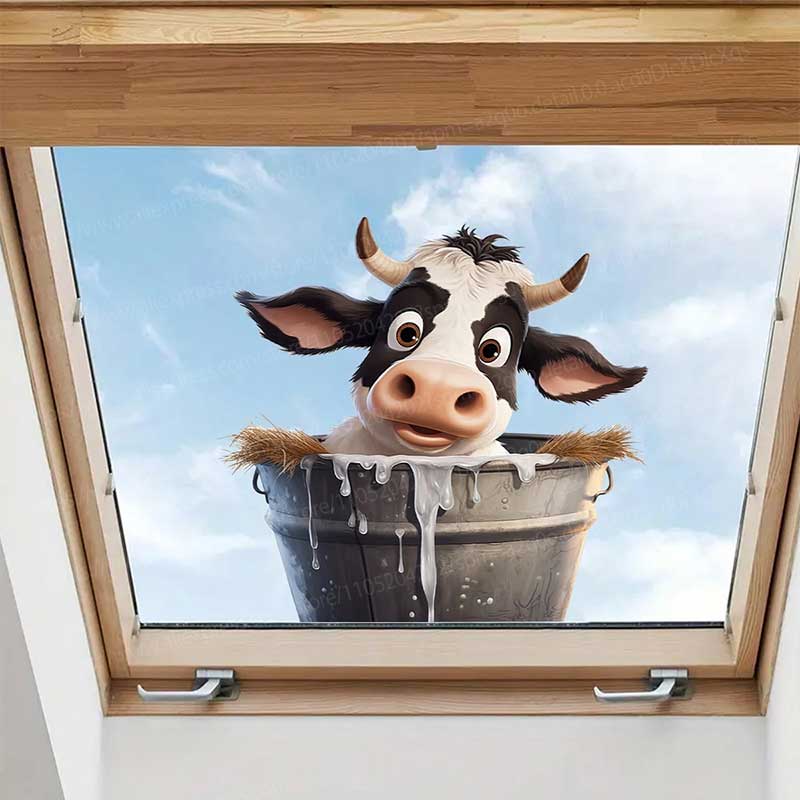 Pegatinas de pared de vaca bon - Pvc Panel Background reseña y precio