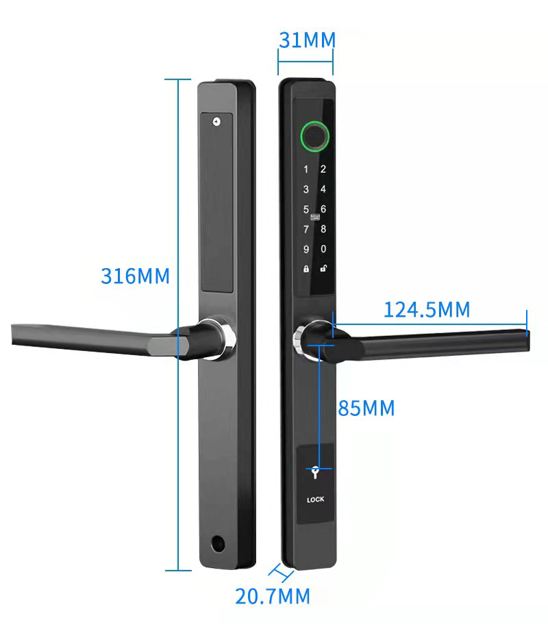 ZHDCOOKEY Cerradura Digital Bi - Glass Door Hinge reseña y precio