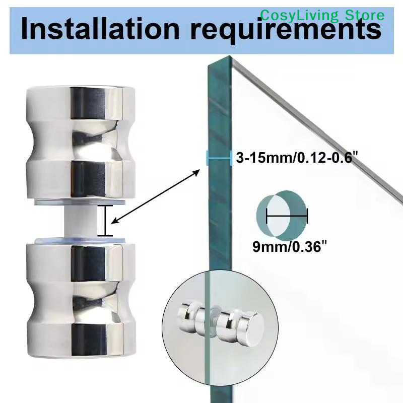 Manija elegante para puerta de - Glass Door Hinge reseña y precio