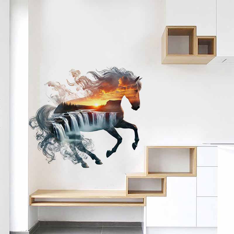 Pegatinas de caballos majestuo - Pvc Panel Background reseña y precio