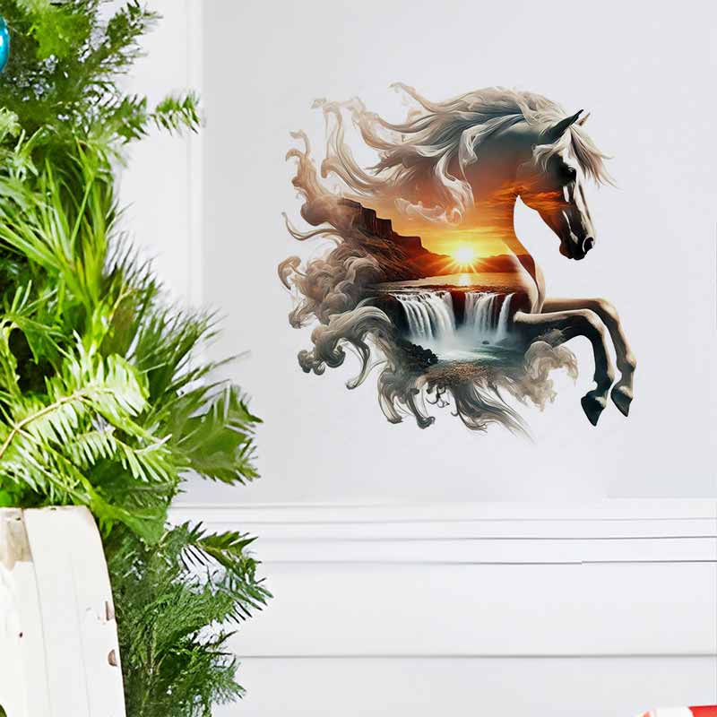 Pegatinas de caballos majestuo - Pvc Panel Background reseña y precio