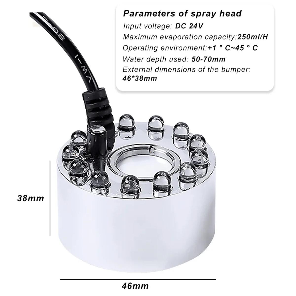 Mini generador de niebla Led,  - Terrarium Fogger Ultrasonic reseña y precio