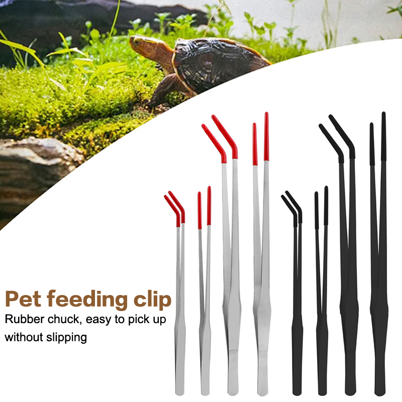 Accesorios para cajas de serpi - Feeding Tong Stainless reseña y precio
