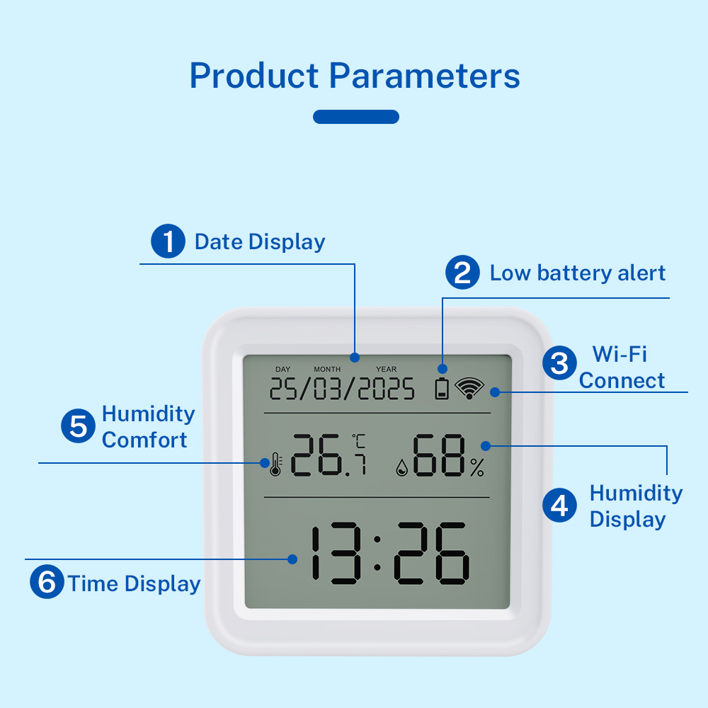 Tuya-Sensor de temperatura y h - Digital Hygrometer Probe reseña y precio